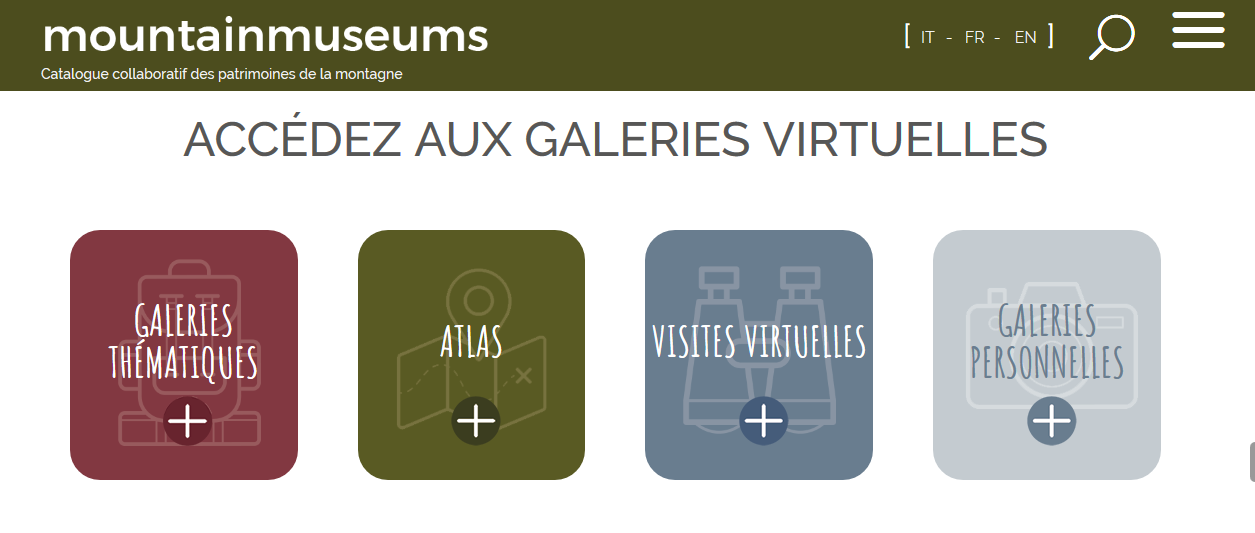 Accédez aux galeries virtuelles sur mountainmuseums.org