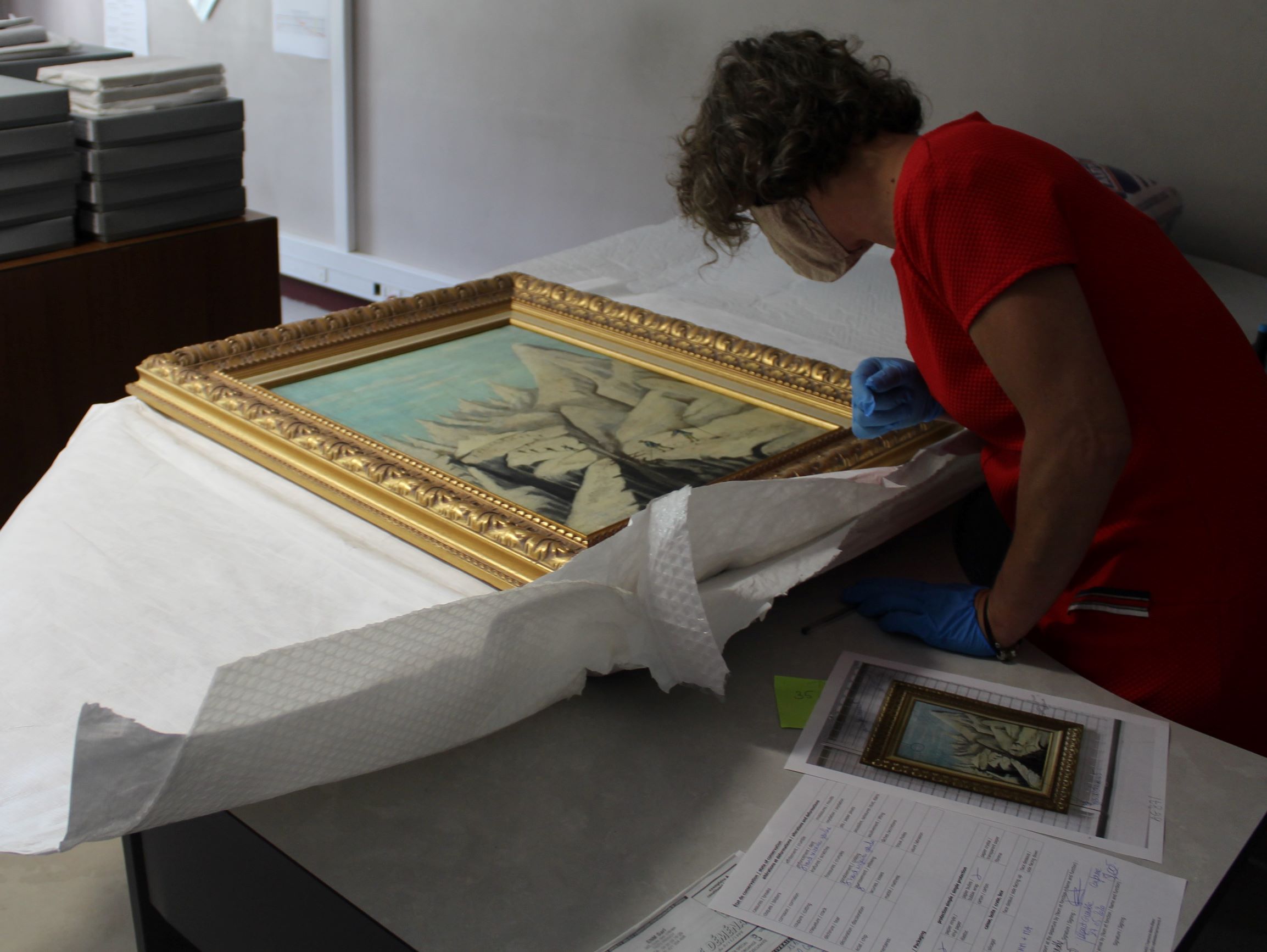 Actualités des collections du musée Alpin : retour d'un prêt de tableaux ©musée Alpin