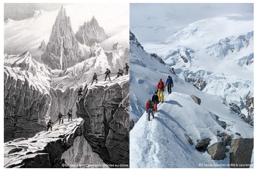L'Alpinisme à l'UNESCO : un patrimoine source d'inspiration pour l'avenir ©Collection musée Alpin ©Claude Gardien