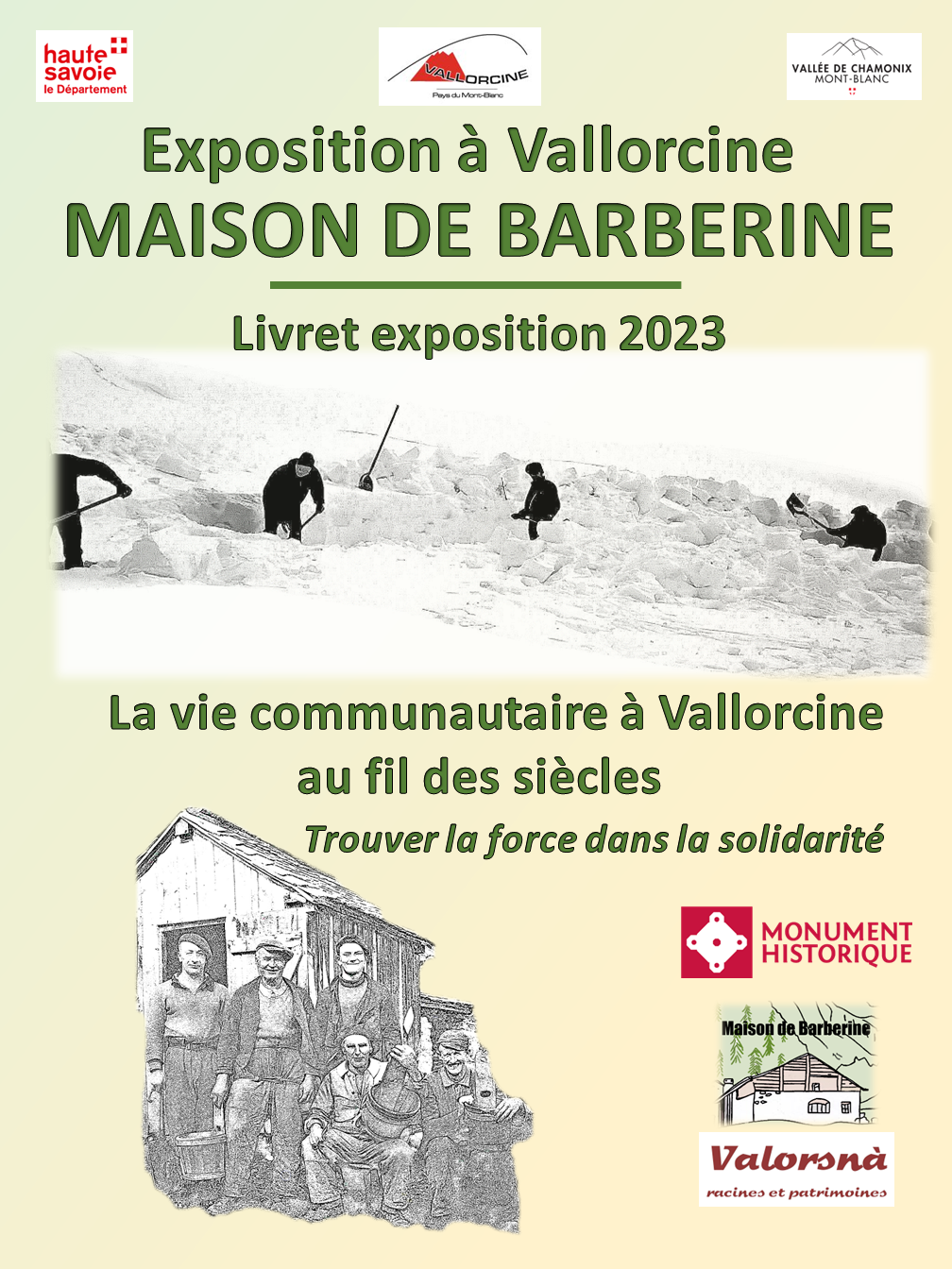 Exposition temporaire 2023 La vie communautaire à Vallorcine au fil des siècles