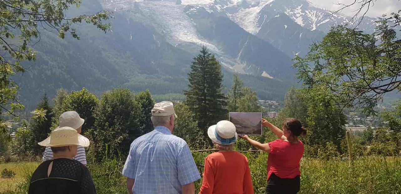 Actions culturelles du musée Alpin à destination de l'EHPAD de Chamonix Actions culturelles du musée Alpin à destination de l'EHPAD de Chamonix