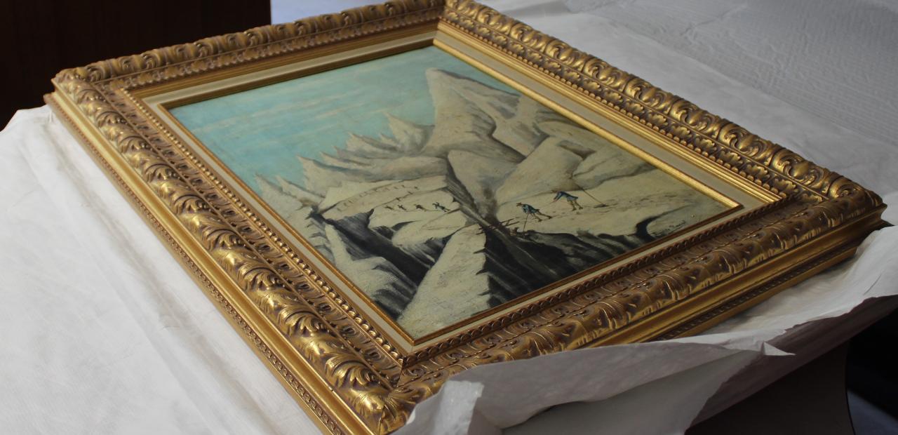 Actualités des collections du musée Alpin : retour d'un prêt de tableaux ©musée Alpin Actualités des collections du musée Alpin : retour d'un prêt de tableaux ©musée Alpin