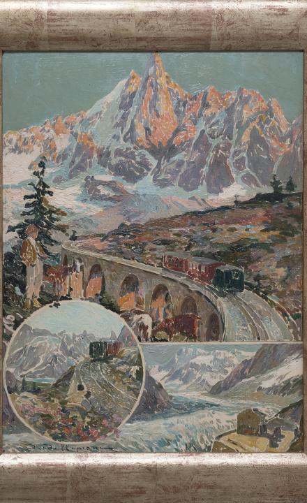 Le train de Chamonix au Montenvers, David Dellepiane ©DenisVidalie Le train de Chamonix au Montenvers, David Dellepiane ©DenisVidalie