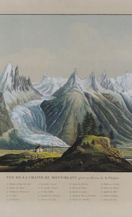 Flash Collections, épisode 30 : Vue de la chaîne du Mont-Blanc prise au dessus de la Flégère