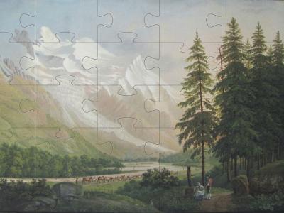 Puzzle Bleuler 25 pièces ©musée Alpin Puzzle Bleuler 25 pièces ©musée Alpin