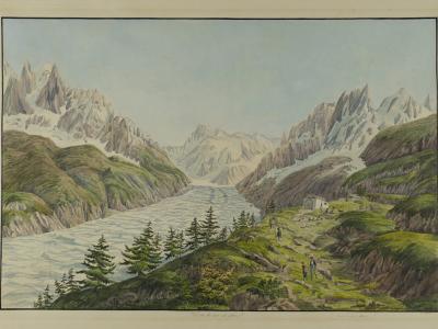 Visite guidée La Mer de Glace histoire d'une curiosité esthétique ©coll. musée Alpin AG.331 Visite guidée La Mer de Glace histoire d'une curiosité esthétique ©coll. musée Alpin AG.331