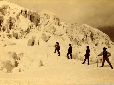 Visite guidée Chamonix terre de guides ©collection musée Alpin